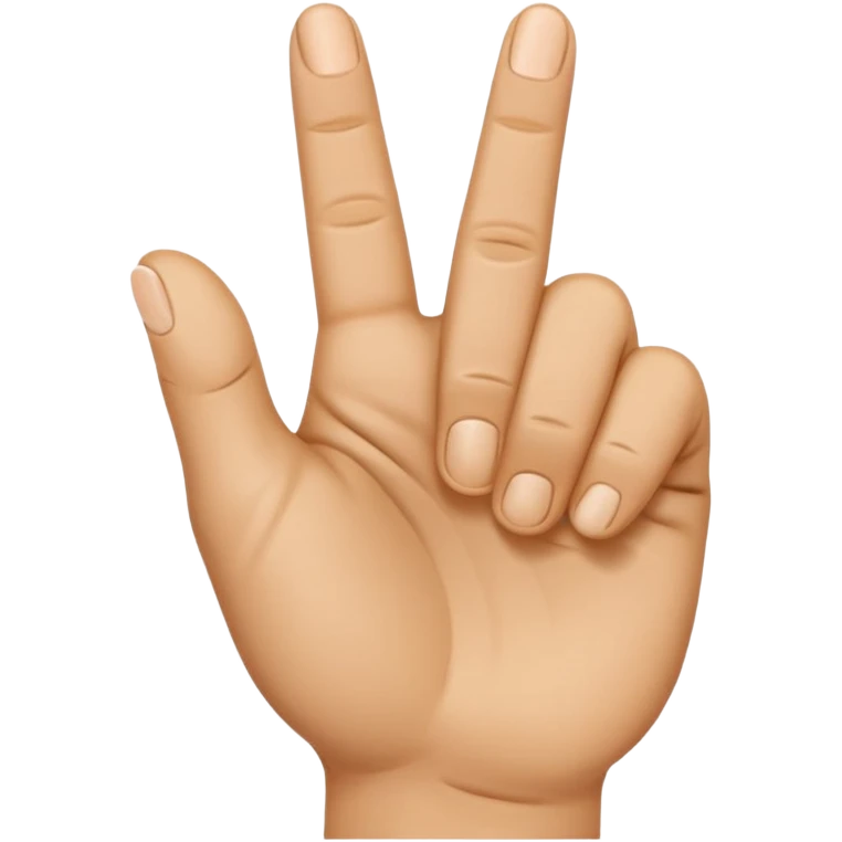 Create an emoji of a right hand. The thumb and middle finger of the right hand are pressed together, with the index finger positioned between them. The remaining fingers are curled into a fist. Add motion lines around the emoji to indicate a downward hand movement. emoji