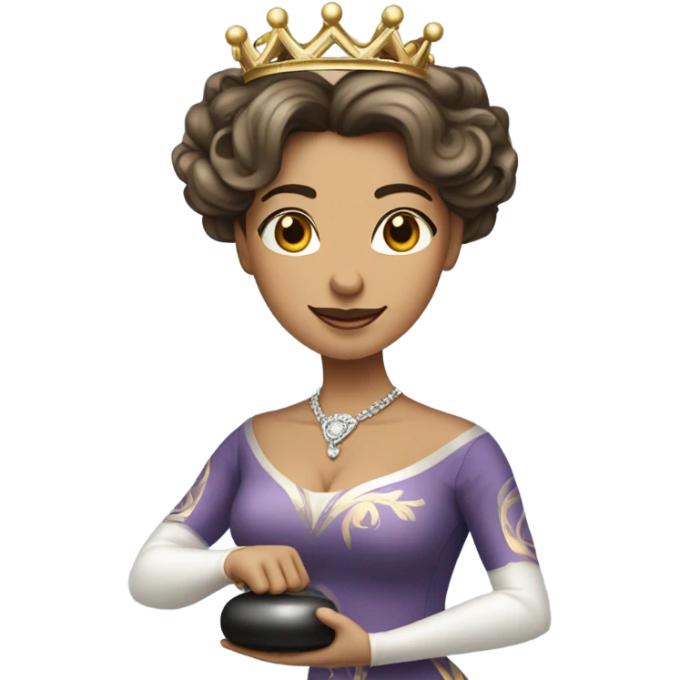 Curling Queen VIP emoji