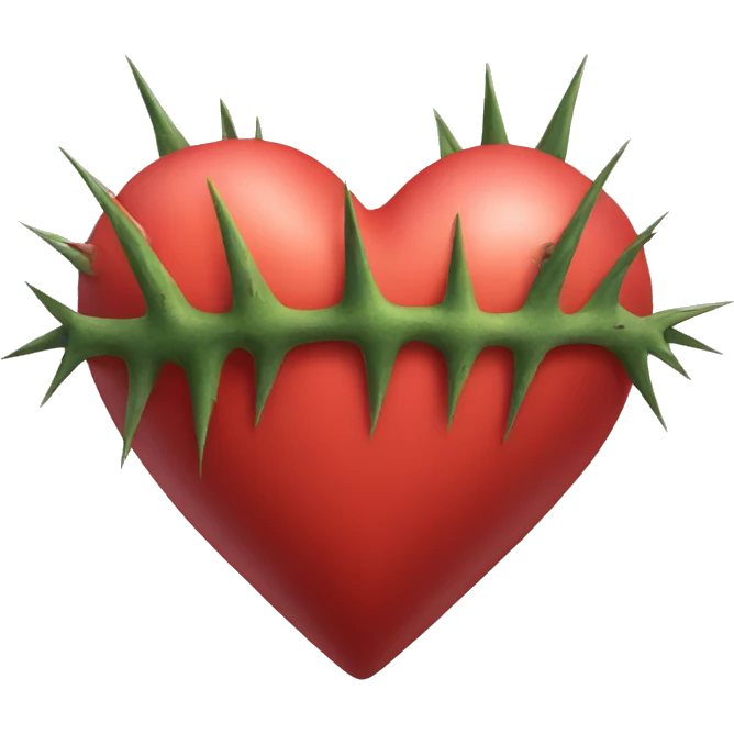 heart with thorns emoji