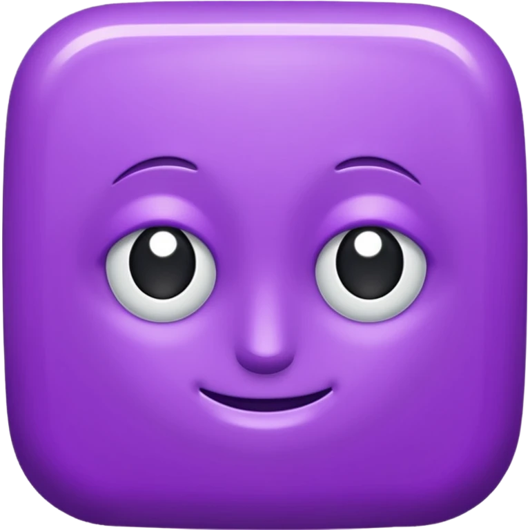 in perple color emoji