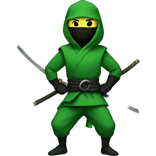 green ninja  emoji