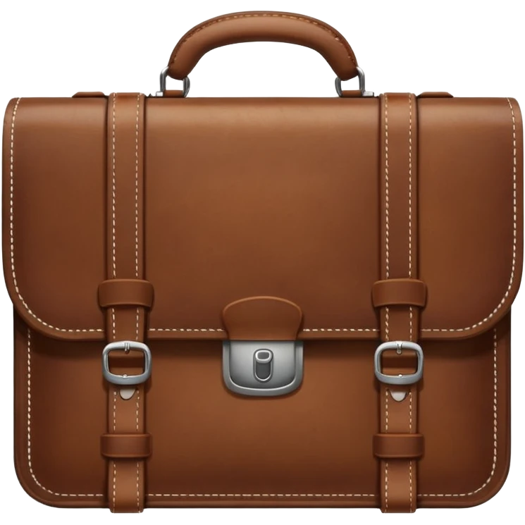 emoji de maletin marron de empleo emoji