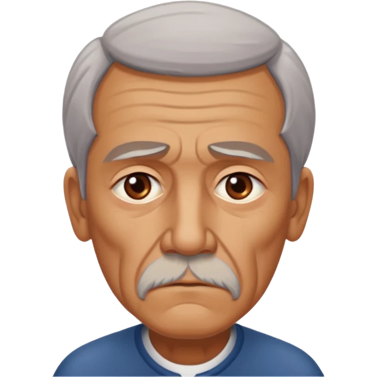 abuelo de pueblo serio y desconfiado. estilopaco martinez soria emoji