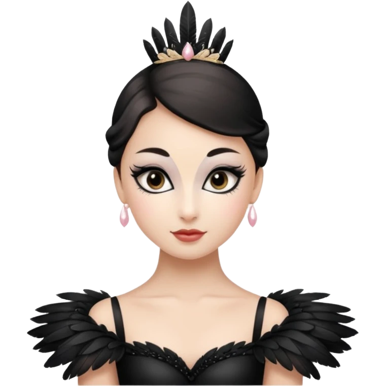 Black Swan costume ballerina emoji