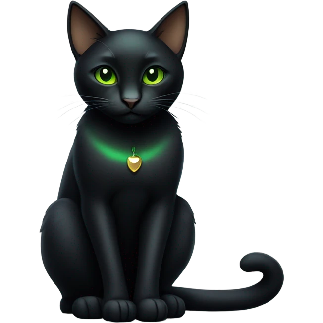 Black cat emoji