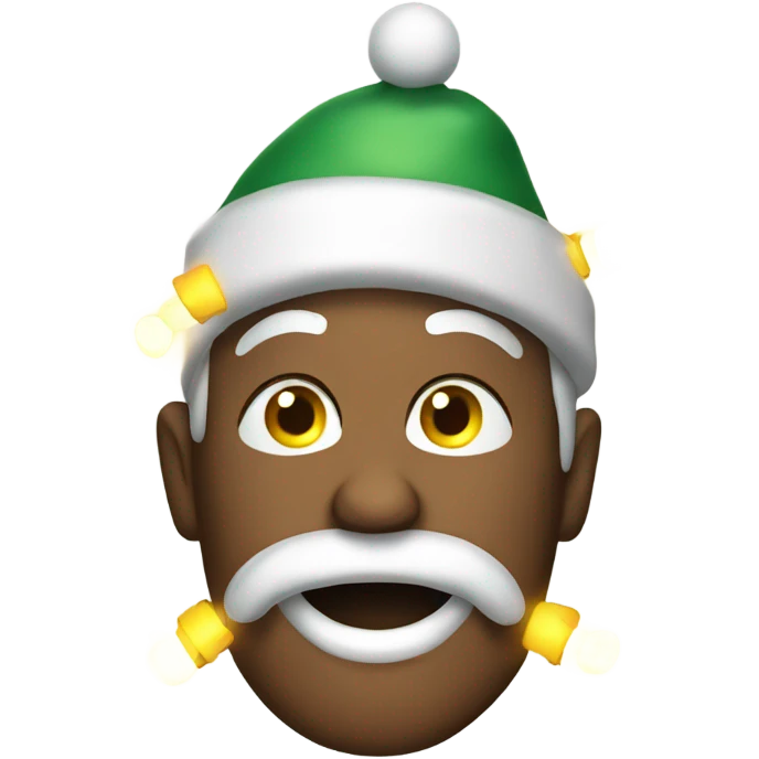 Christmas lights emoji
