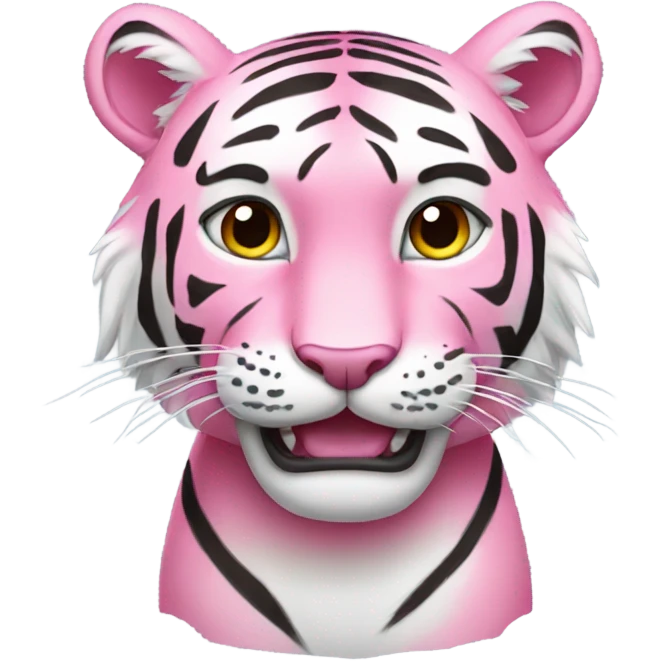 Pink tiger emoji