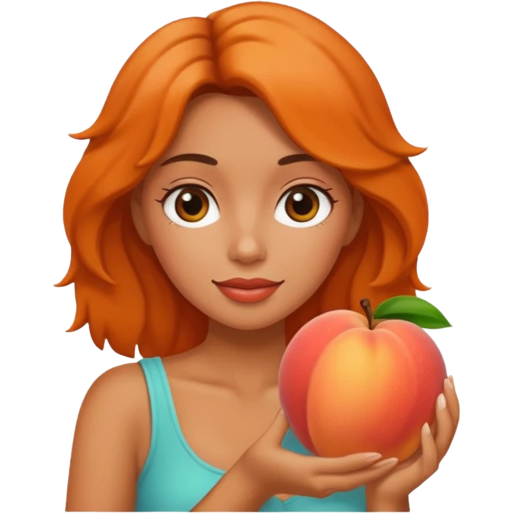 👱‍♀️🍑 emoji