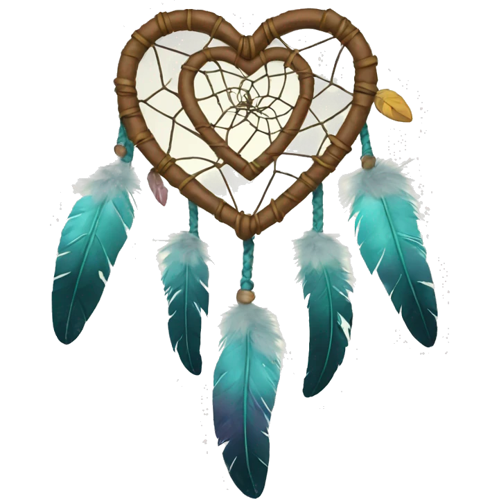 a heart dreamcatcher emoji