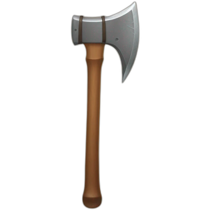 Hiking pickaxe emoji