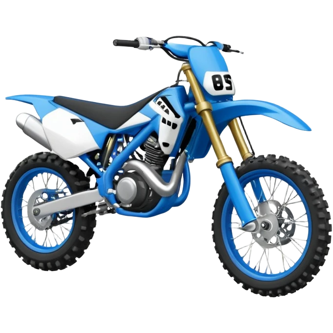 Moto da cross che impenna  emoji