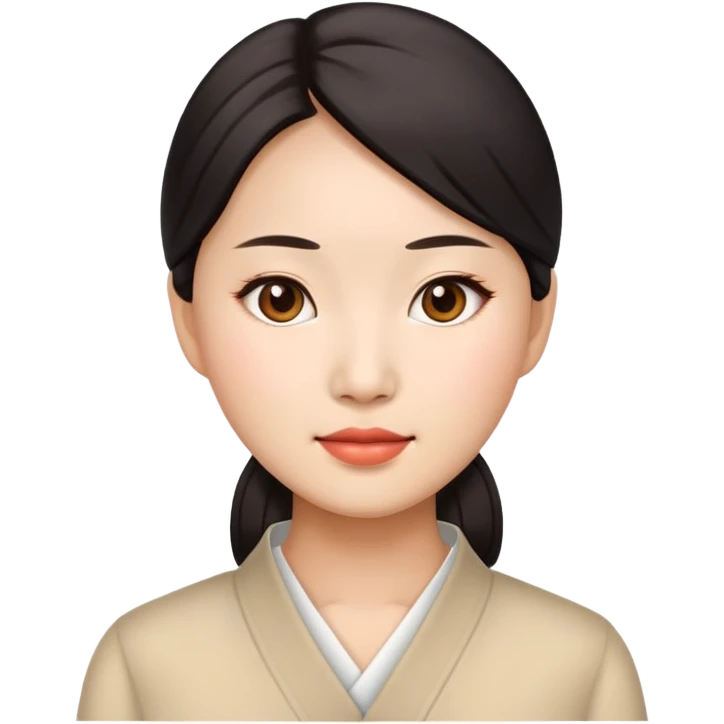 Chinese scientist woman super realistic  emoji