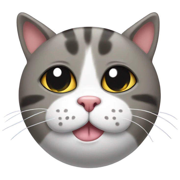 cat wearing socks on its ears emoji