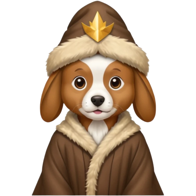 Dog wizard emoji
