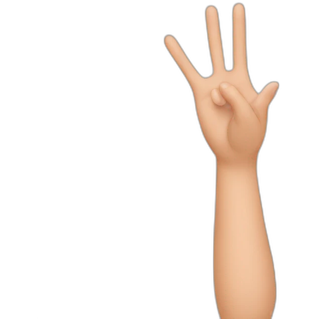 Cœur avec les mains emoji