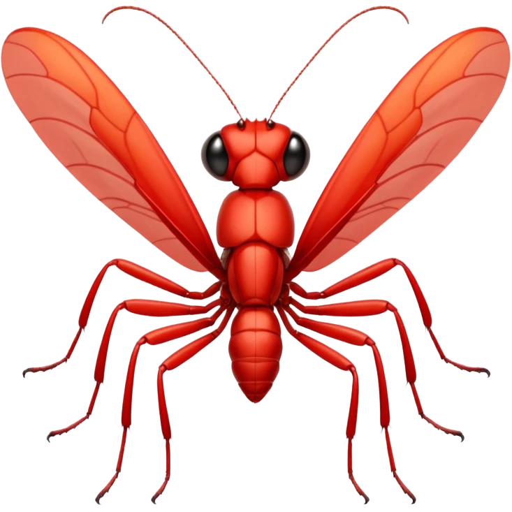 red mantis emoji