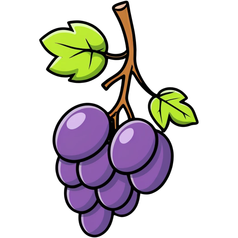 one individual grape berry emoji