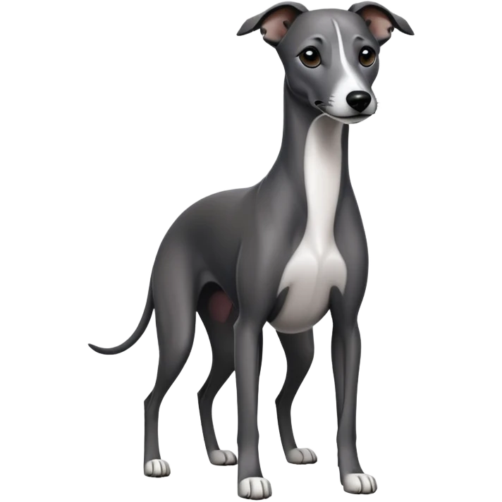 Black whippet  emoji