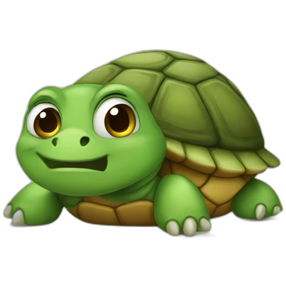 sick turtle emoji