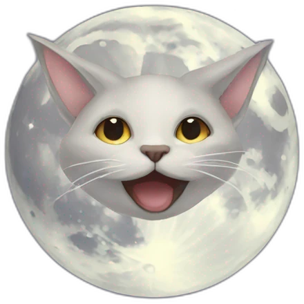cat moon emoji