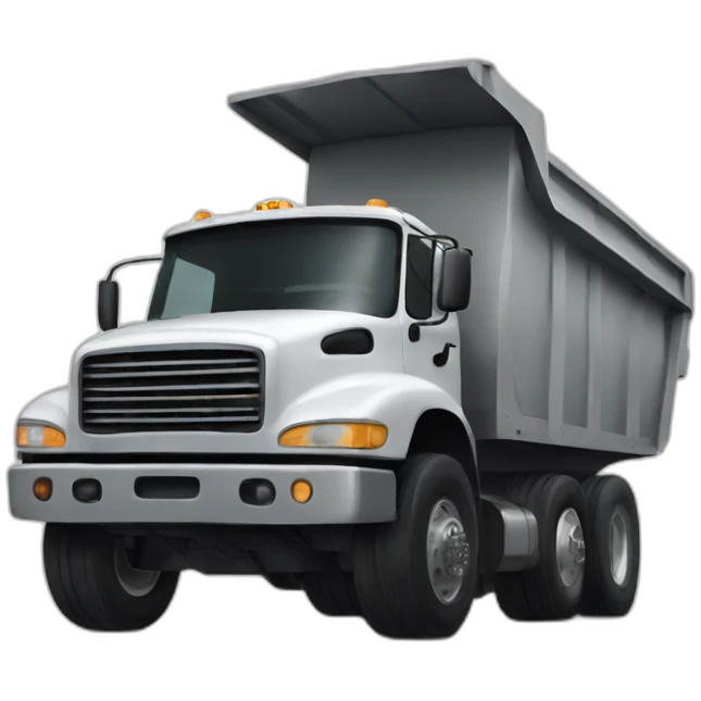Fat dump truck emoji