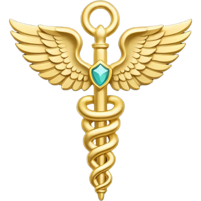 Images for the adaptive pack must be monochrome with transparency for correct display --  gold caduceus emoji