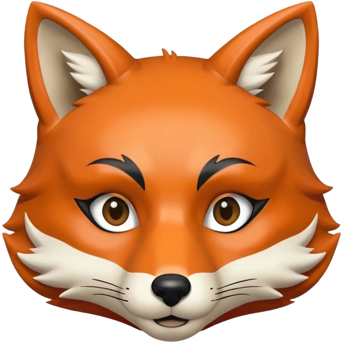 Questionable seller in mask fox emoji