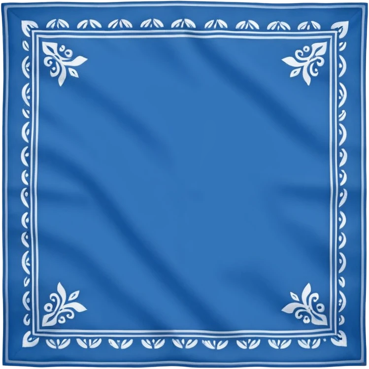 bandana,blue emoji