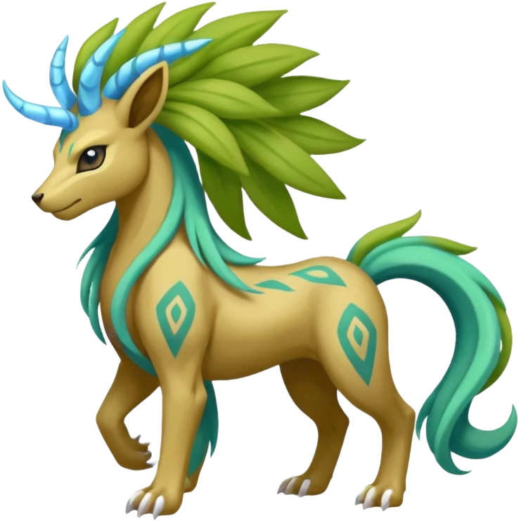 Tribal Colorful Fruity Gay Masculine Manectric-Suicune-Zygarde-fusion-hybrid-creature  emoji