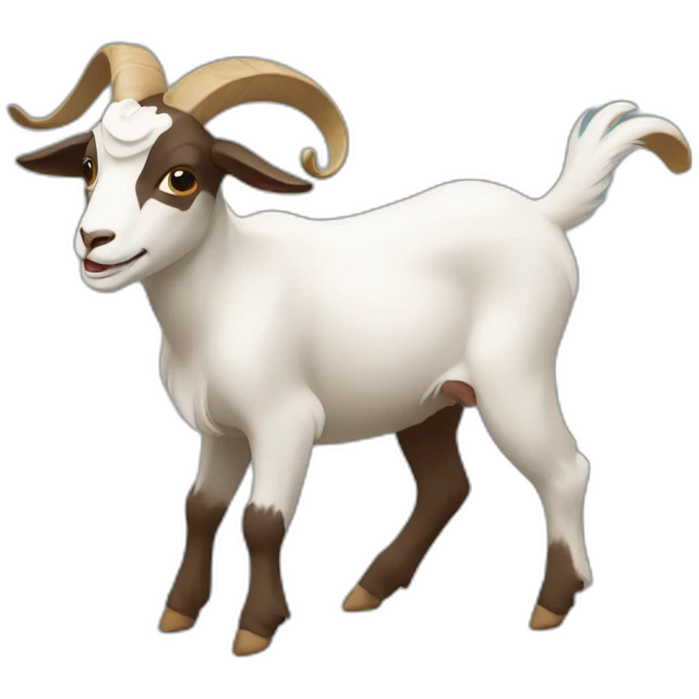 Twirling Goat emoji