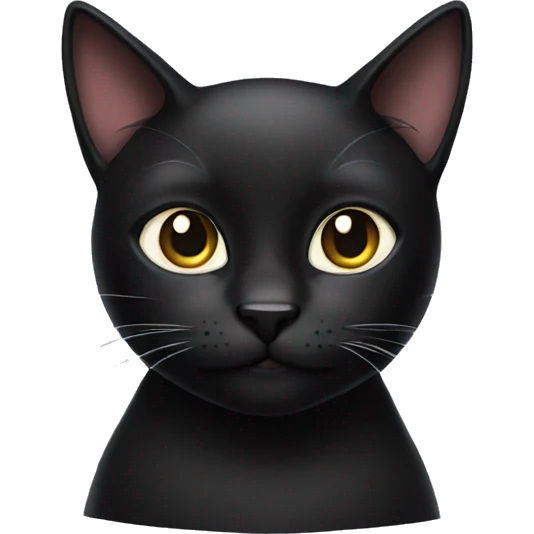 Black cat emoji