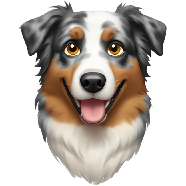 Australian shepherd dog emoji