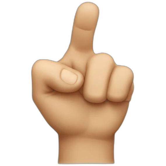 pointing finger at me emoji