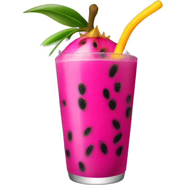Mango dragonfruit lemonade emoji