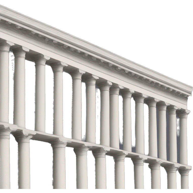 A row of columns emoji