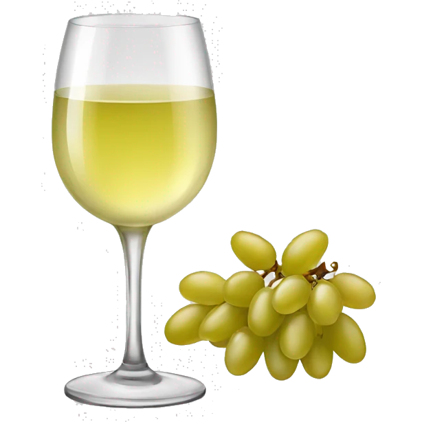 glass of white wine emoji