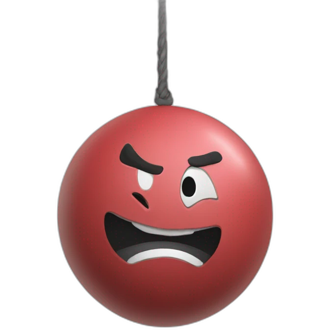 Punching ball emoji