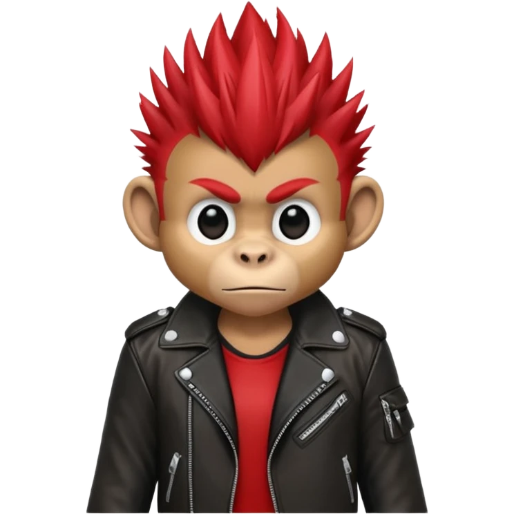 punk monkey emoji