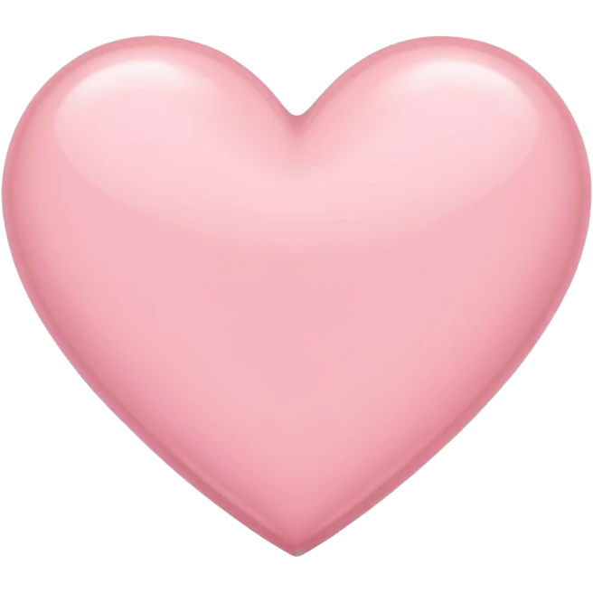Light pink heart emoji