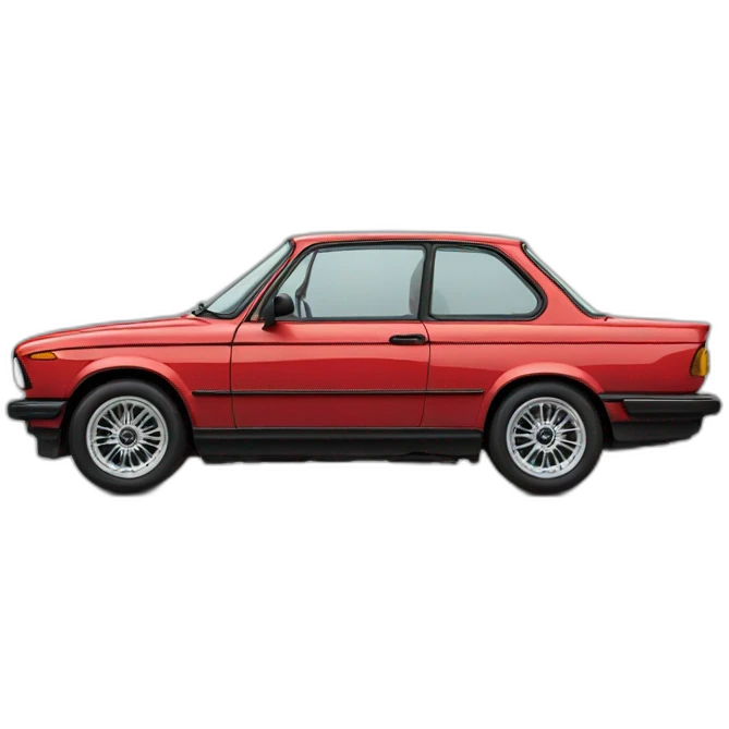 Old bmw red an black emoji