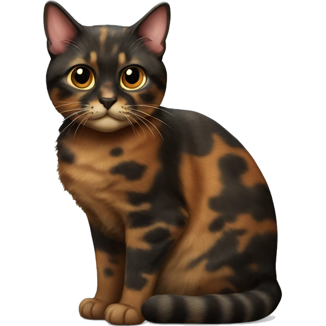 tortoiseshell cat emoji