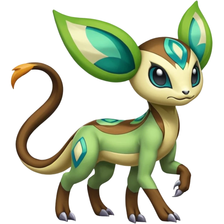 Colorful Exotic Meloetta-Terrakion-Virizion-Venom-Stitch-Fakémon-creature-hybrid emoji