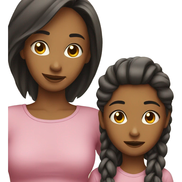 Dad mom daughter emoji