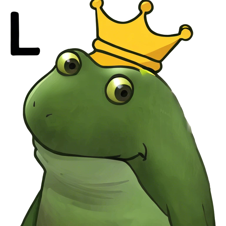 script L letter in gold emoji