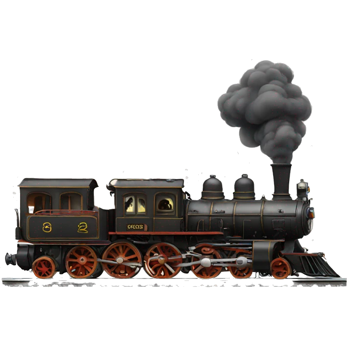steam train emoji