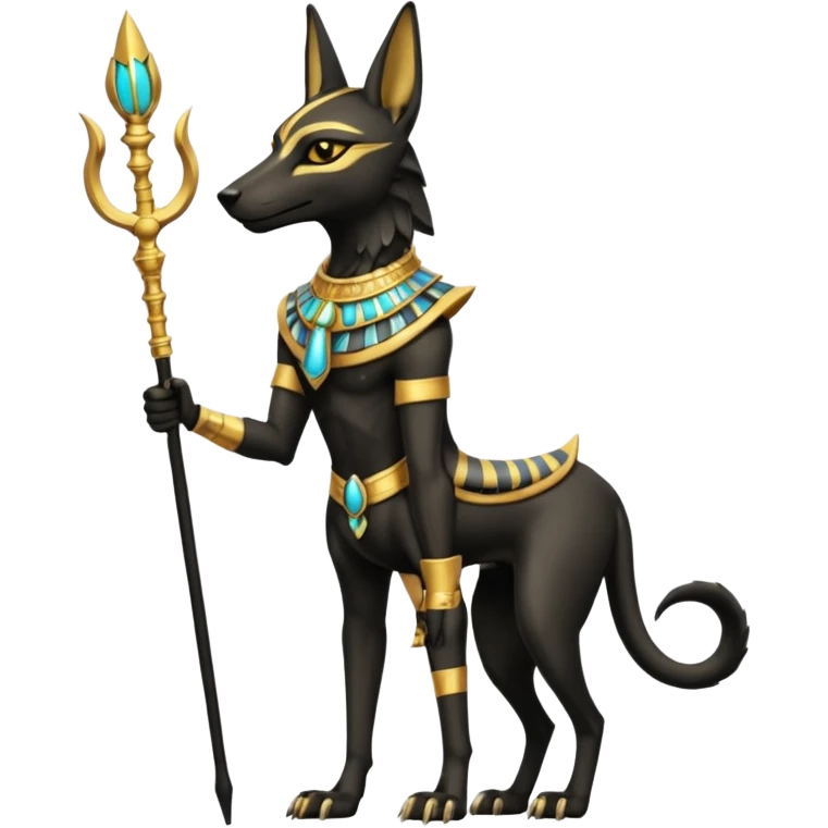 Anubis (full body) emoji