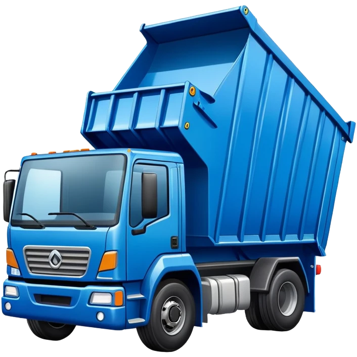 Dumpster truck emoji