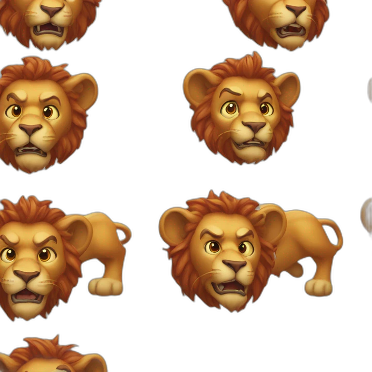 trouble, especially in the form of devil characters, bad lion and lions general mischief, and sexual innuendo with crown emoji