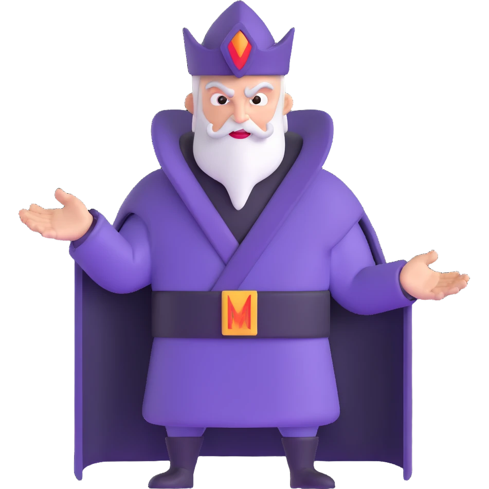 evil villain with dark powers emoji