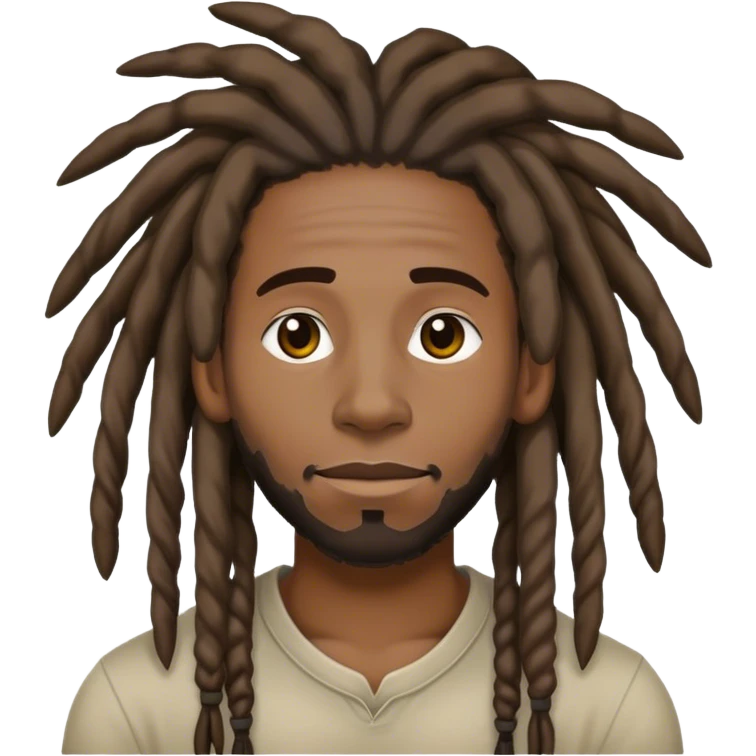 black man with dreads that looks like he don’t care about nothing emoji